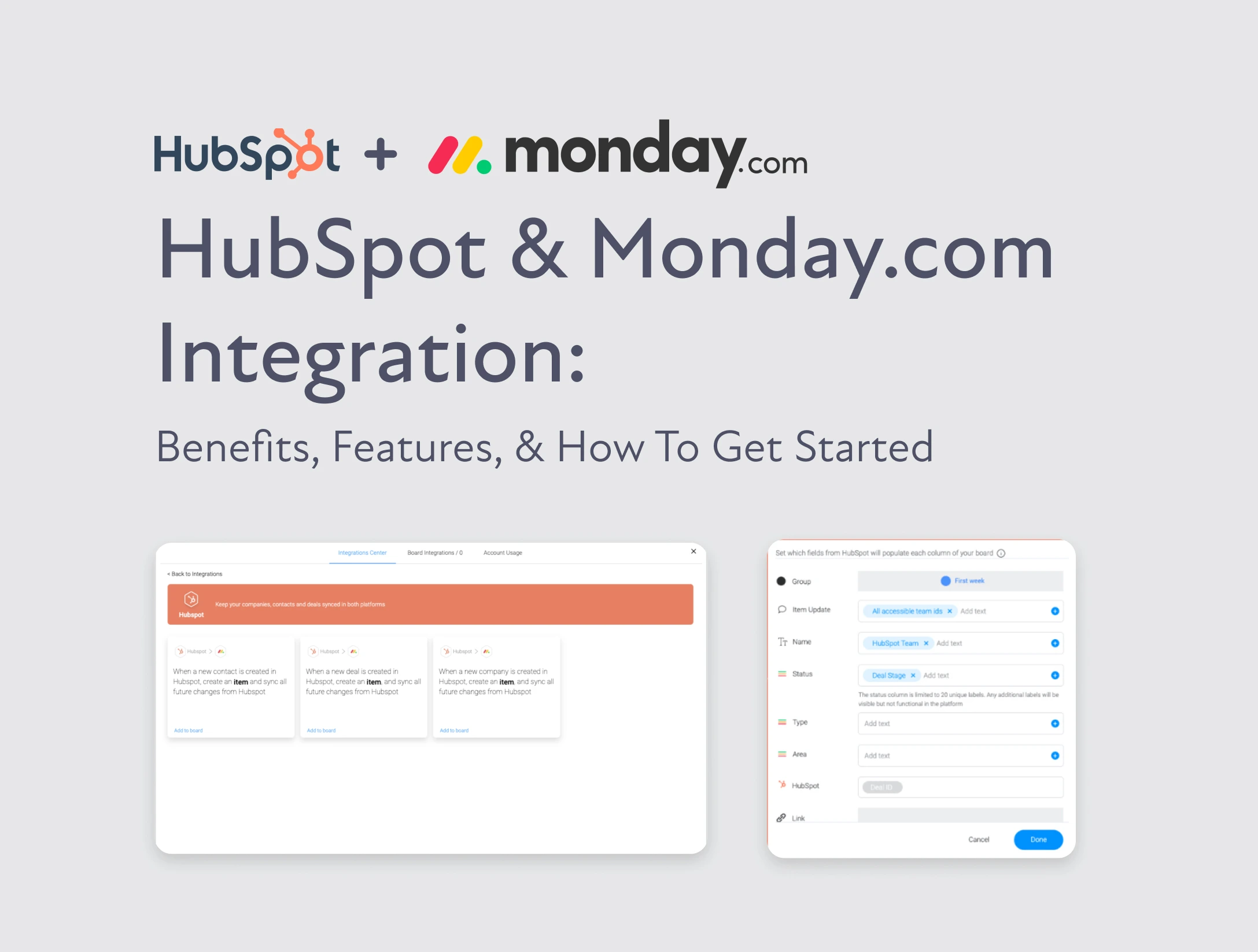 HubSpot & Monday.com Integration: Benefits, Features, & How To Get Started